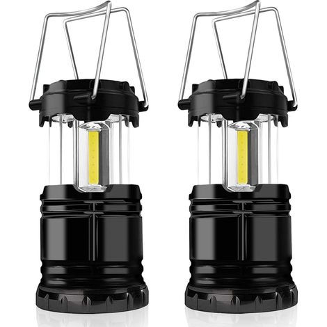 Tragbare Led-campinglampe Mit Kabel Und Klappbarem Haken, Fürs Zelt