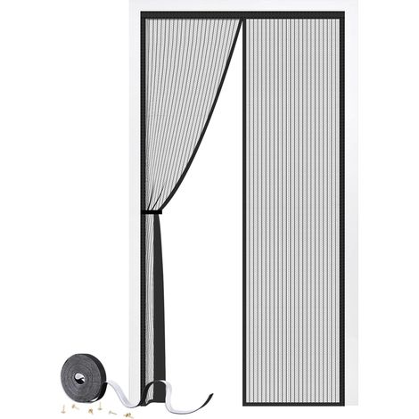 Magnetisches Moskitonetz 90 X 210 Cm, Robustes Moskitonetz Mit Starken Magneten, Strapazierfähige Netzvorhänge, Die Das Eindringen Von Insekten Verhindern.