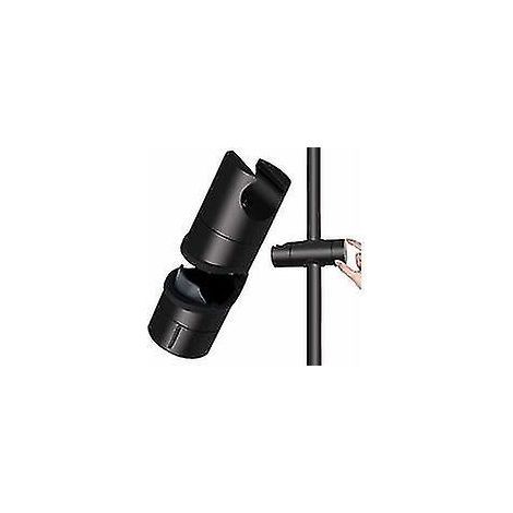 Universelle Schwarze Duschkopfhalterung Für 18–25 Mm Duschstangen, Aus Verstärktem, Massivem Abs, Verbesserte Ausführung, Mattschwarz