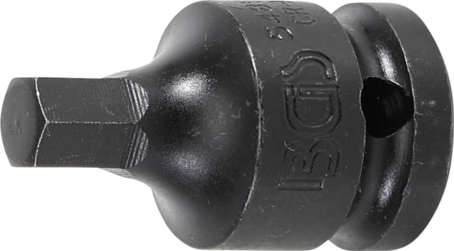 Bgs Technic - Kraft-Bit-Einsatz Länge 42 mm Antrieb Innenvierkant 12,5 mm (1/2') Innensechskant 9 mm