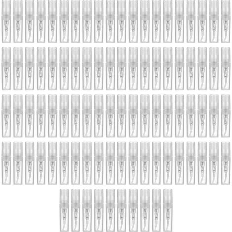 Mini-parfümzerstäuber Aus Transparentem Kunststoff (2 Ml), Leer, 90 Stück, Ideal Für Reisen Und Partys