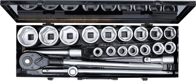 Steckschlüssel-satz Antrieb 20 Mm (3/4') Sw 19 - 50 Mm 20-tlg.