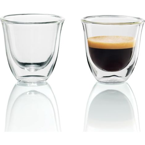 Dlsc310 Doppelwandige Espressogläser, 2er-set, 2 Stück (1er-packung)