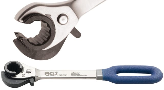 Bgs Technic - Ratschen-Ringschlüssel, offen sw 10 mm
