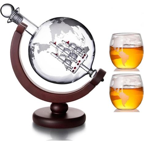 Whiskykaraffe (850 Ml) – Regno Whisky-geschenkset Für Helbres – Hausbar-zubehör