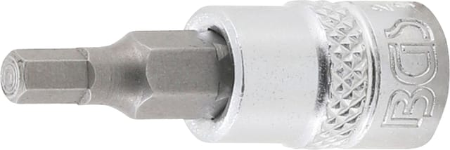Bit-Einsatz Antrieb Innenvierkant 6,3 mm (1/4') Innensechskant 5/32'