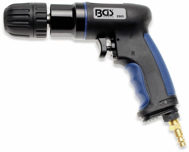 Druckluft-Bohrmaschine, 8965, mit 10 mm Schnellspannfutter - Bgs Technic