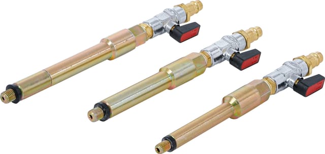 Bgs Technic - Druckluftadapter-Satz für Glühkerzenbohrungen M8 x 1,0 - M10 x 1,0 - M10 x 1,25 3-tlg.