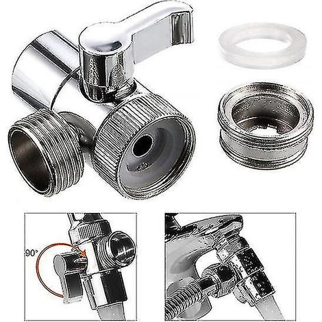 Wasserhahnadapter, Spülbeckenteiler, Umstellventil, Wasserhahnanschluss Für Toilette, Bidet, Dusche, Küchenzubehör