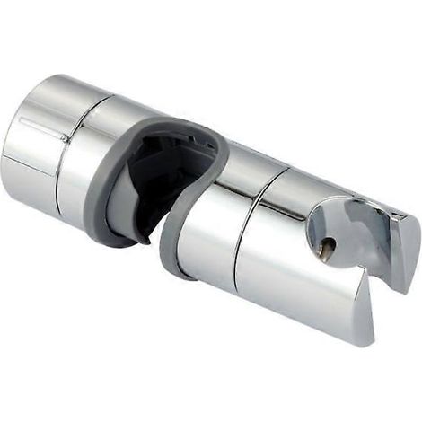 Verstellbare Duschkopfhalterung Für Duschstangen 18–25 Mm, Silbernes Abs
