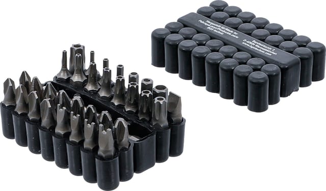 Bgs Technic - Bit-Satz kurz Antrieb Außensechskant 6,3 mm (1/4') verschiedene Profile 33-tlg.