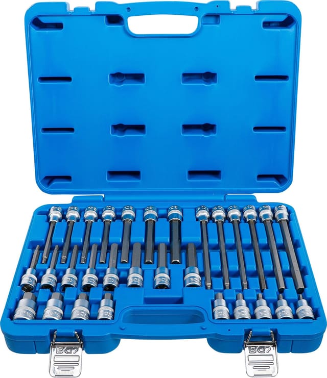 Bgs Technic - Bit-Einsatz-Satz Antrieb Innenvierkant 12,5 mm (1/2') Innensechskant 30-tlg.