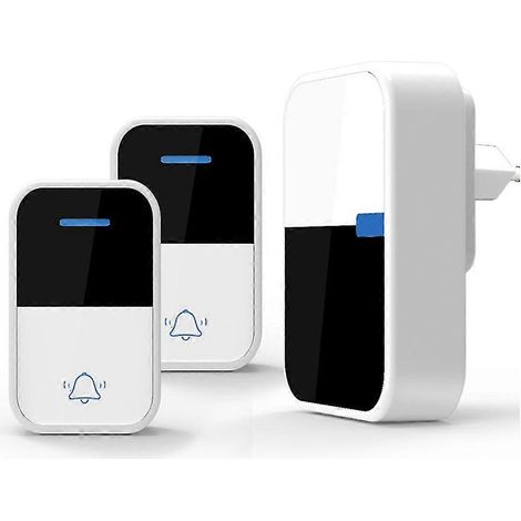 Kabellose, Wasserdichte Und Autarke Türklingel, Batterielos, Für Den Innen- Und Außenbereich (kinetischer Effekt).