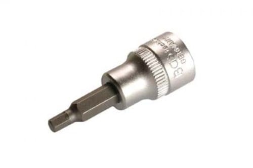 Bit-Einsatz Antrieb Innenvierkant 10 mm (3/8') Innensechskant 4 mm