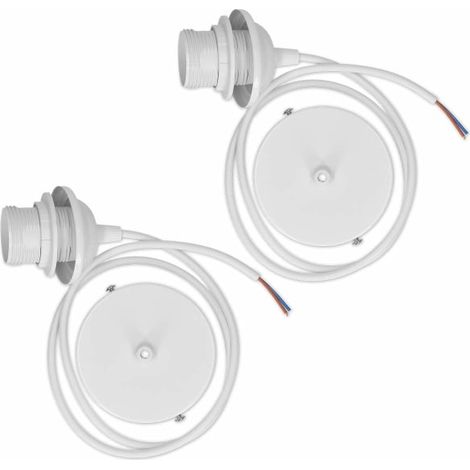 Lampenkabel – Kabel Mit E27-fassung Und Befestigungsring – Deckenleuchtenaufhängung