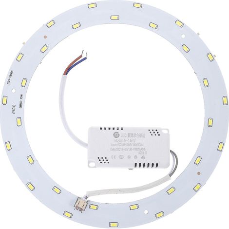 15w 220-240v Magnetisches Rundes Led-panel Mit 30 Smd 5730 Leds, Led-deckenleuchte (reinweißes Licht)