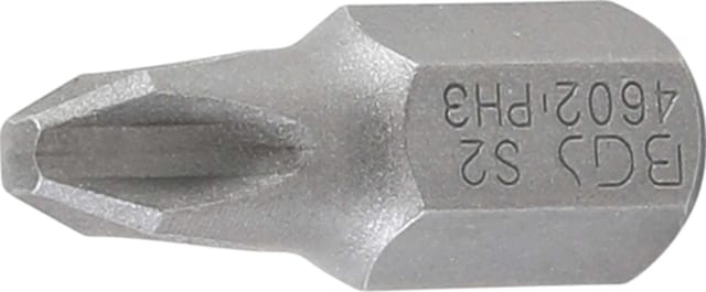 Bit Länge 30 mm Antrieb Außensechskant 10 mm (3/8") Kreuzschlitz PH3