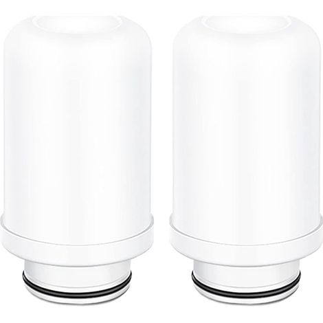 Ersatzkartuschen Für Wasserfilter, Keramik-ersatzkartuschen, Wasserhahnfiltersystem, Aktivkohlefilter (2 Keramikfilterkartuschen)
