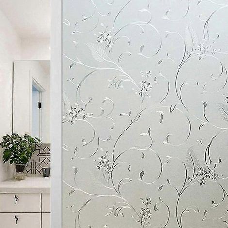 Selbstklebende Fensterfolie 30x200cm Elektrostatischer Schutz