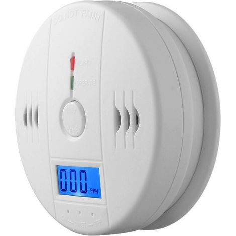 Rauch- Und Kohlenmonoxidmelder Mit Lcd-bildschirm, 100% Neu