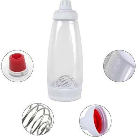1000-ml-shakerflasche Für Cupcake-, Waffel- Und Pfannkuchenteig
