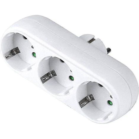 3-fach-steckeradapter, 3-fach-steckdose Für Wand Oder Tisch, 16 A/250 V