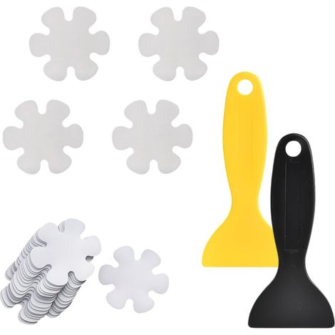 Set Mit 20 Blumenförmigen Anti-rutsch-aufklebern Für Badezimmer, Dusche, Boden Und Treppe, Inklusive Abzieher.