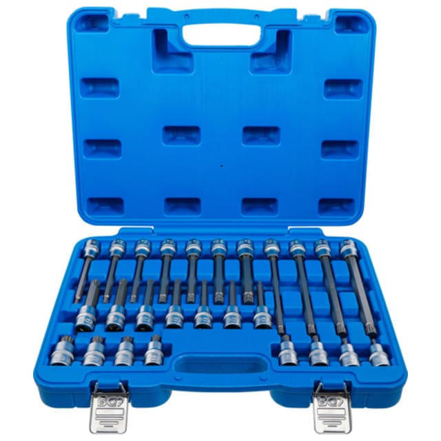 BGS Bit-Einsatz Antrieb Innenvierkant 12,5 mm (1/2") Innenvielzahn (für XZN) M17 - 5180-M17