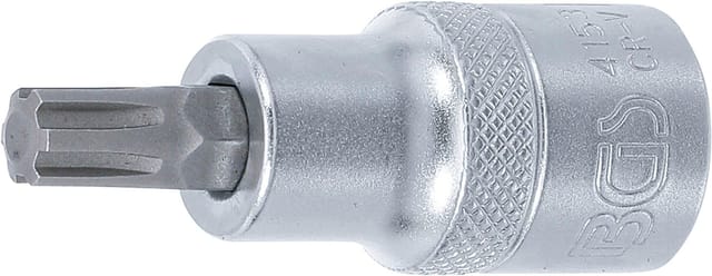 Bgs Technic - Bit-Einsatz Antrieb Innenvierkant 12,5 mm (1/2') Keil-Profil (für ribe) M8
