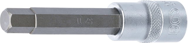 Bgs Technic - Bit-Einsatz Länge 100 mm Antrieb Innenvierkant 12,5 mm (1/2') Innensechskant 11 mm