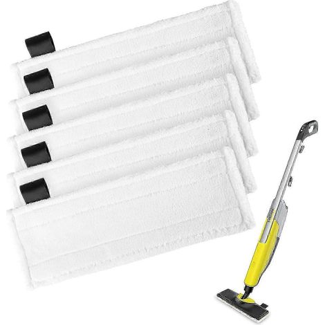 Packung Mit 5 Reinigungstüchern Für Kärcher Dampfreiniger, Zubehör Kompatibel Mit Den Kärcher Easyfix Dampfreinigern Sc2, Sc3, Sc4 Und Sc5.
