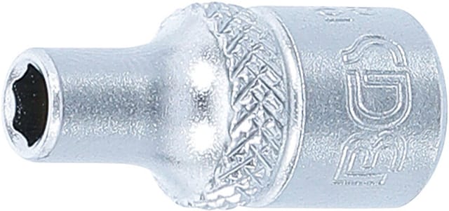 Bgs Technic - Steckschlüssel-Einsatz Sechskant Antrieb Innenvierkant 6,3 mm (1/4') sw 5/32'