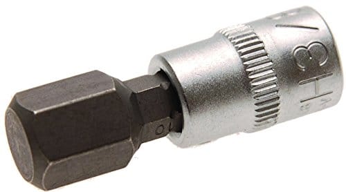 Bit-Einsatz Antrieb Innenvierkant 6,3 mm (1/4') Innensechskant 3/8'