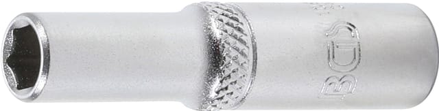 Bgs Technic - Steckschlüssel-Einsatz Sechskant, tief Antrieb Innenvierkant 6,3 mm (1/4') sw 1/4'