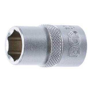 BGS Steckschlüssel-Einsatz Sechskant Antrieb Innenvierkant 12,5 mm (1/2") SW 14 mm - 2914