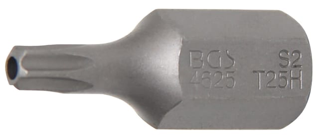 Bgs Technic - Bit Länge 30 mm Antrieb Außensechskant 10 mm (3/8') T-Profil (für Torx) mit Bohrung T25