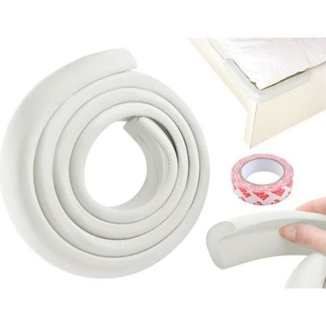 2 M Tischkantenschutz – Kantenschutz – Zuschneidbar – Weiß