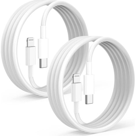 Usb-c-auf-lightning-kabel Für Iphone, 2er-packung Mit 2 M Langen Apple-schnellladekabeln, 2 M Langes Usb-c-auf-lightning-kabel Für Apple Iphone Pro/pro Max