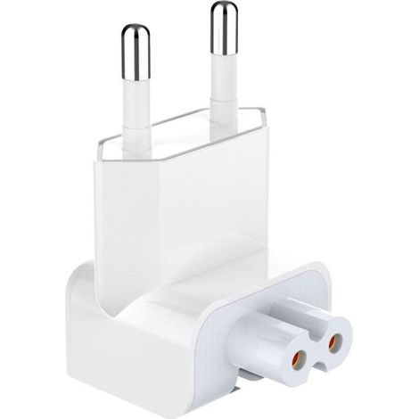 Apple Macbook-kompatibler Reiseadapter (eu) Weiß