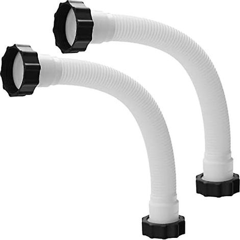 Set Aus 2 Schläuchen Für Pool-sandfilterpumpen, 40 Cm (15,8 Zoll), Für Salzwasserpumpen Und Salzwasserfilter.