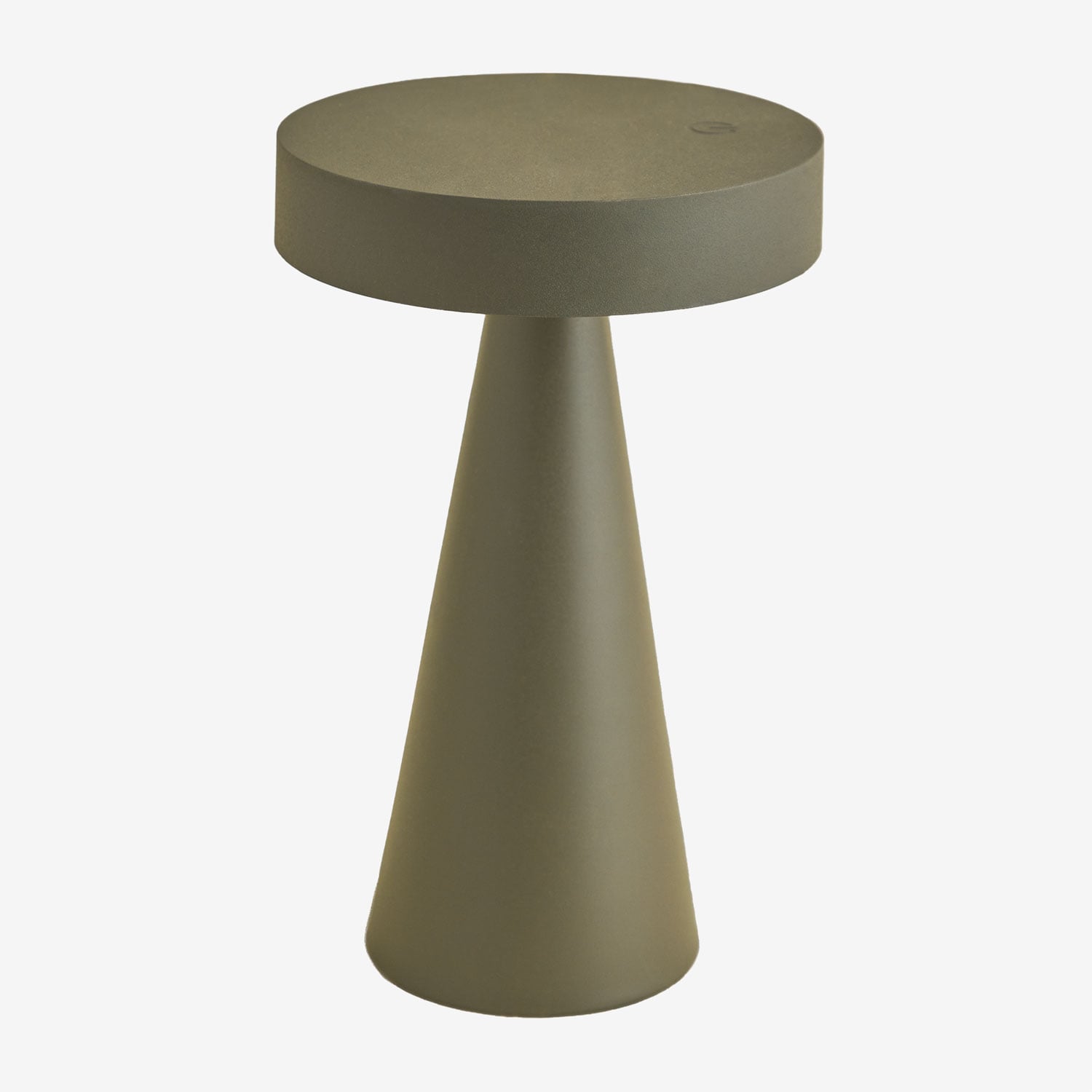 Sklum Kabellose Led-tischlampe Aus Eisen Catinca Tiefes Grün Olive