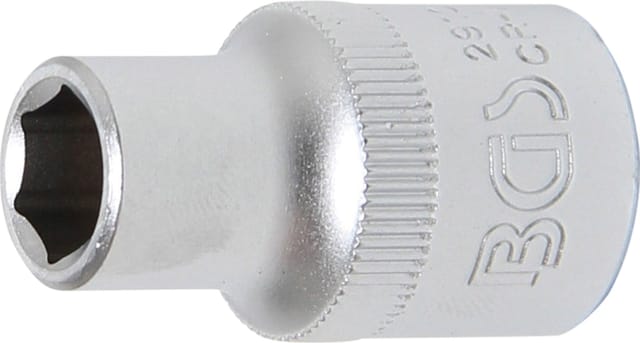 BGS Steckschlüssel-Einsatz Sechskant Antrieb Innenvierkant 12,5 mm (1/2") SW 10 mm - 2910