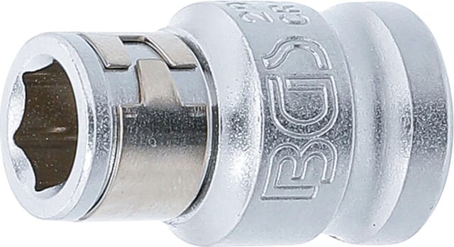Bgs Technic - Bit-Adapter mit Haltekugel Innenvierkant 10 mm (3/8') Innensechskant 8 mm (5/16')