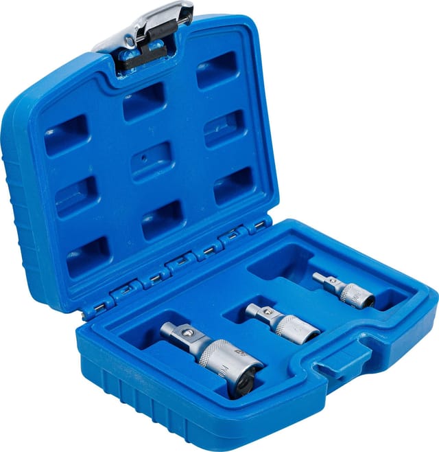 Bgs Technic - Verlängerungs-Satz mit Magnethalter 6,3 mm (1/4') / 10 mm (3/8') / 12,5 mm (1/2') 3-tlg.