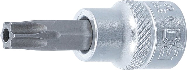 Bgs Technic - Bit-Einsatz Antrieb Innenvierkant 10 mm (3/8') T-Profil (für Torx) mit Bohrung T45