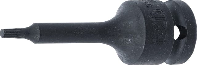 Bgs Technic - Kraft-Bit-Einsatz Länge 75 mm Antrieb Innenvierkant 12,5 mm (1/2') Innenvielzahn (für xzn) M4