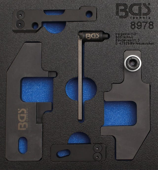 BGS Werkstattwageneinlage 1/6: Motor-Einstellwerkzeug-Satz für PSA / Toyota 1.0 / 1.2 VTi - 8978