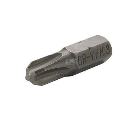 Bit Länge 30 mm Antrieb Außensechskant 8 mm (5/16') Kreuzschlitz PH4