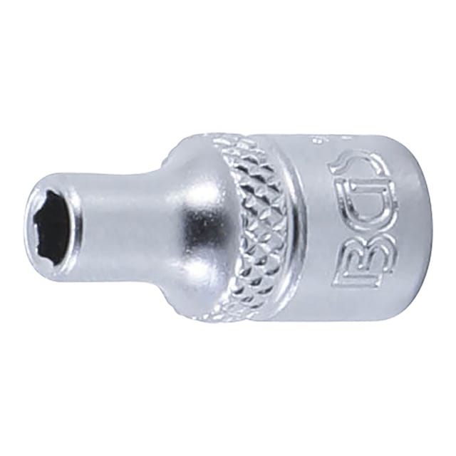 Steckschlüssel-Einsatz Sechskant Antrieb Innenvierkant 6,3 mm (1/4') sw 4 mm