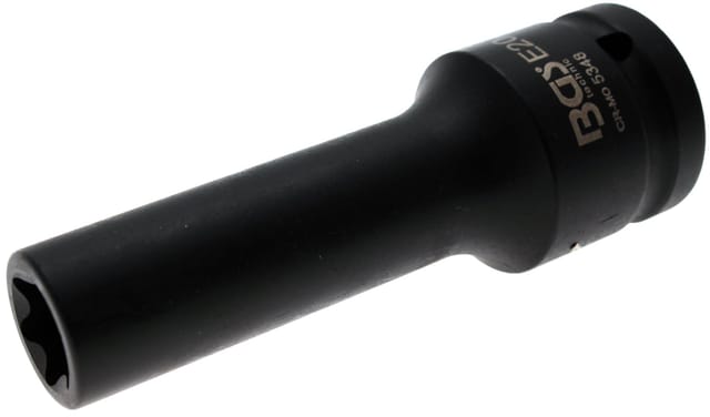 Bgs Technic - Kraft-Steckschlüssel-Einsatz E-Profil, tief Antrieb Innenvierkant 20 mm (3/4') sw E20
